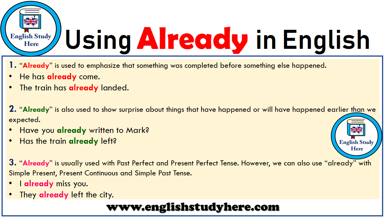 Using Already in English - Learn How to Use 'Already' Correctly How to Build Your First Model Airplane Step by Step
